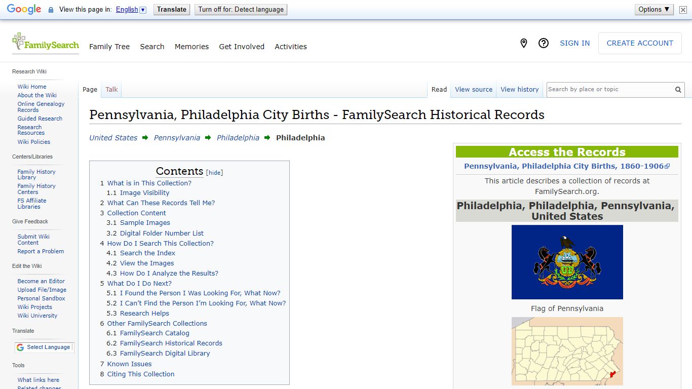 Pennsylvania, Philadelphia City Births - FamilySearch Historical Records